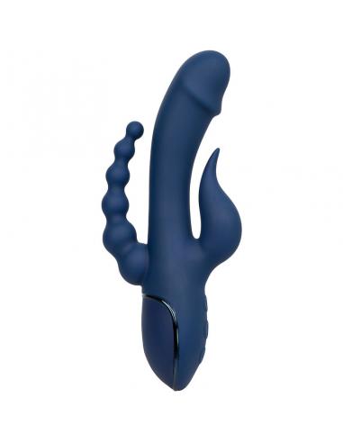 CALEXOTICS - VIBRADOR TRIPLE ORGASM AZUL