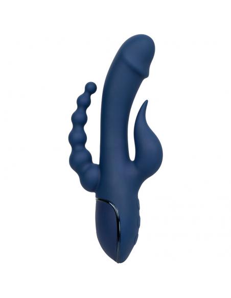 CALEXOTICS - VIBRADOR TRIPLE ORGASM AZUL