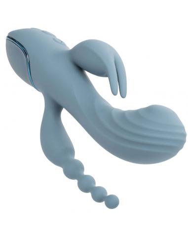 CALEXOTICS - VIBRADOR TRIPLE ÉXTASIS GRIS