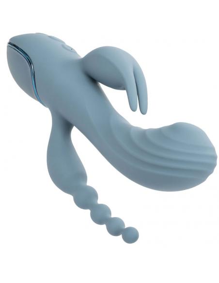 CALEXOTICS - VIBRADOR TRIPLE ÉXTASIS GRIS