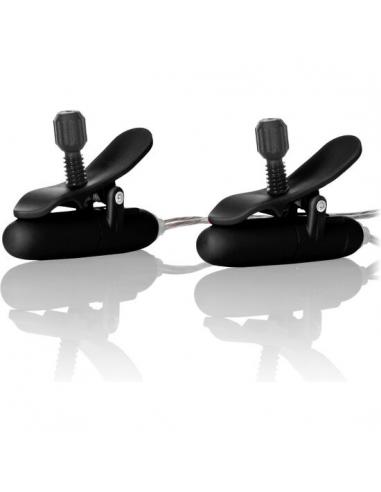 CALEXOTICS - PINZAS CON VIBRACIÓN NEGRO