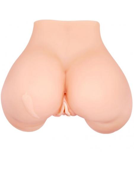 CRAZY BULL - VAGINA Y ANO CON MALLA REALISTA CON VIBRACION