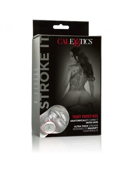 CALEXOTICS - STROKE IT MASTURBADOR VAGINA/ANO TRASLÚCIDO