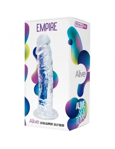 ALIVE - EMPIRE PENE REALISTICO TRANSPARENTE 19.3 CM