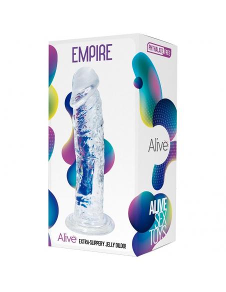 ALIVE - EMPIRE PENE REALISTICO TRANSPARENTE 19.3 CM