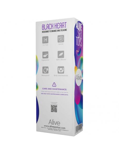ALIVE - BLACK HEART ESTIMULADOR ANAL