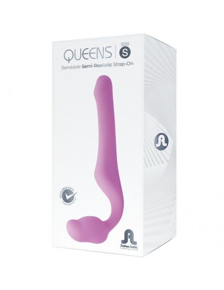ADRIEN LASTIC - QUEENS STRAP-ON FLEXIBLE ROSA TALLA S