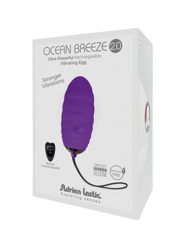 ADRIEN LASTIC - OCEAN BREEZE 2.0 HUEVO VIBRADOR RECARGABLE CONTROL REMOTO VIOLETA