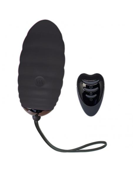 ADRIEN LASTIC - OCEAN BREEZE 2.0 HUEVO VIBRADOR RECARGABLE CONTROL REMOTO NEGRO