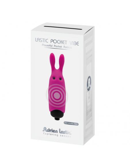 ADRIEN LASTIC - LASTIC POCKET VIBRADOR DE BOLSILLO CONEJO ROSA