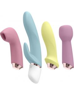 SATISFYER - MARVELOUS FOUR SET VIBRADOR & SUCCIONADOR