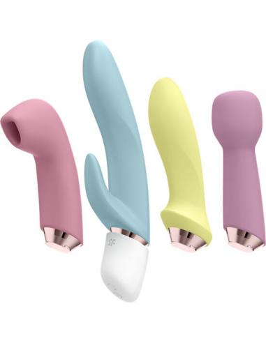 SATISFYER - MARVELOUS FOUR SET VIBRADOR & SUCCIONADOR