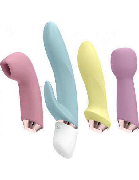 SATISFYER - MARVELOUS FOUR SET VIBRADOR & SUCCIONADOR