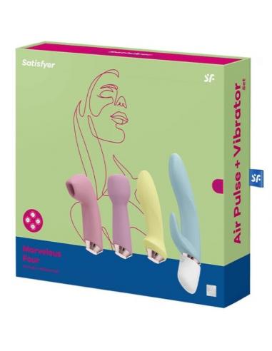SATISFYER - MARVELOUS FOUR SET VIBRADOR & SUCCIONADOR