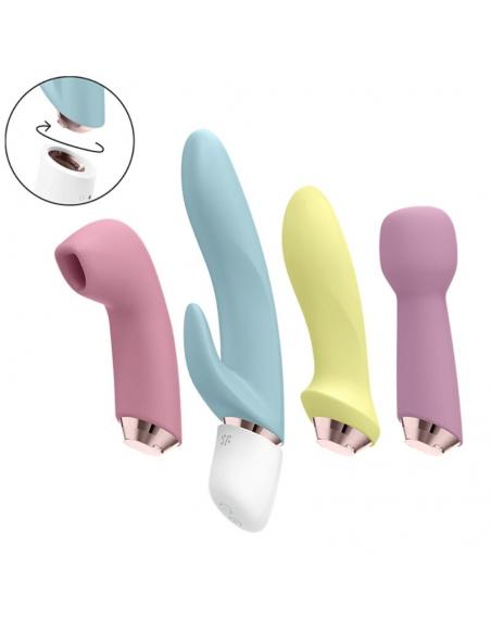 SATISFYER - MARVELOUS FOUR SET VIBRADOR & SUCCIONADOR