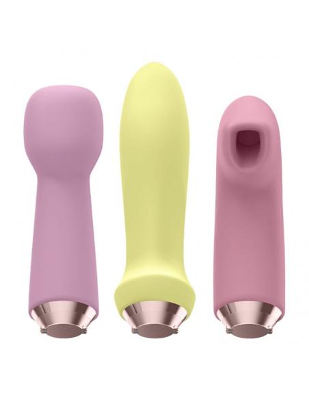 SATISFYER - MARVELOUS FOUR SET VIBRADOR & SUCCIONADOR