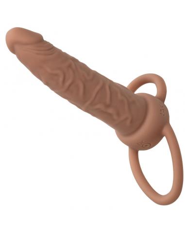 CALEXOTICS - PERFORMANCE MAXX DOBLE PENETRADOR RECARGABLE PIEL MORENO