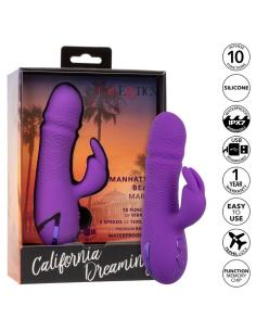 CALEXOTICS - MANHATTAN BEACH MARVEL VIBRADOR RABBIT MORADO BY CALIFORNIA DREAMING 2