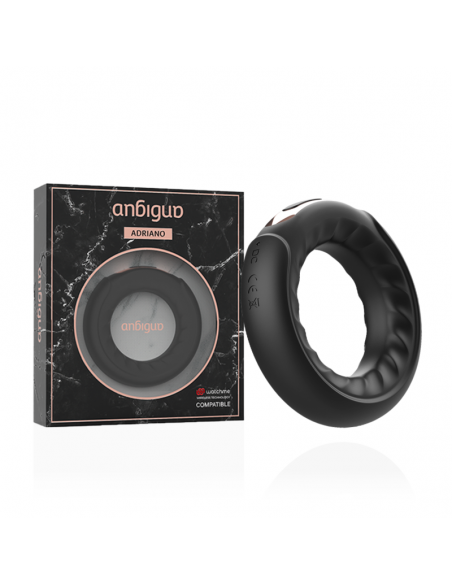ANBIGUO - ADRIANO ANILLO VIBRADOR COMPATIBLE CON WATCHME WIRELESS TECHNOLOGY