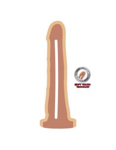 GET REAL - DUAL DENSITY DONG 19 CM NATURAL 2