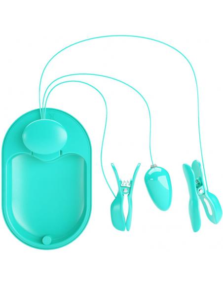 PRETTY LOVE - SURPRISE BOX PINZAS ELECTRO ESTIMULACION AZUL