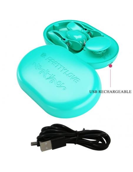 PRETTY LOVE - SURPRISE BOX PINZAS ELECTRO ESTIMULACION AZUL