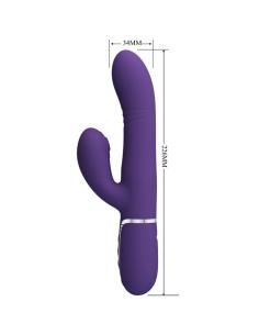 PRETTY LOVE - VIBRADOR PUNTO G MULTIFUNCIÓN MORADO 2