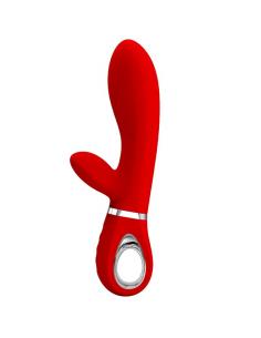 PRETTY LOVE - THOMAS VIBRADOR PUNTO G MULTIFUNCIÓN ROJO