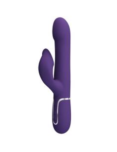 PRETTY LOVE - ZALIN VIBRADOR RABBIT PERLAS 4 EN 1 MORADO 2
