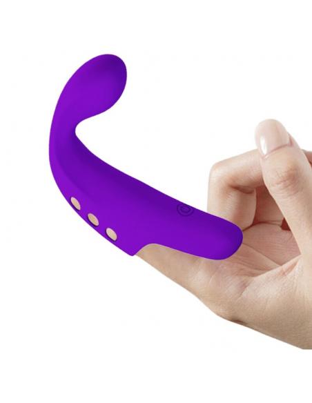 PRETTY LOVE - GORGON VIBRADOR DE DEDO RECARGABLE MORADO