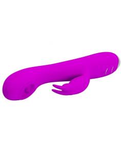 PRETTY LOVE - RACHEL VIBRADOR RECARGABLE CON SUCCIONADOR MORADO 2