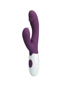 PRETTY LOVE - ANDRE VIBRADOR RABBIT & ESTIMULADOR PUNTO G MORADO