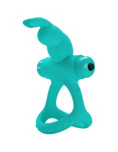 PRETTY LOVE - FIGGY ANILLO VIBRADOR RABBIT VERDE