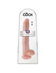 KING COCK - PENE CON TESTICULOS 35.6 CM COLOR NATURAL 2