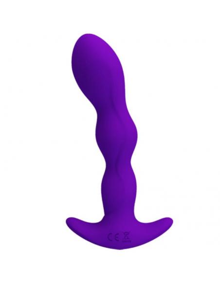 PRETTY LOVE - MASAJEADOR ANAL 12 MODOS VIBRACION LILA