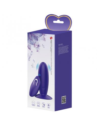 PRETTY LOVE - YOUTH PLUG ANAL VIBRADOR CONTROL REMOTO VIOLETA
