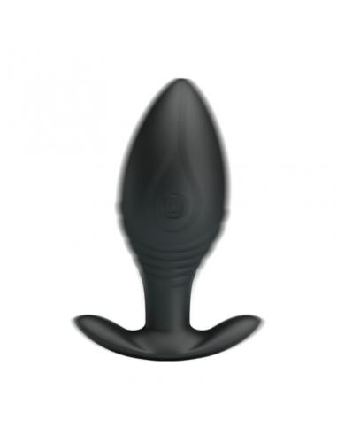 PRETTY LOVE - REGINA PLUG ANAL VIBRADOR RECARGABLE NEGRO