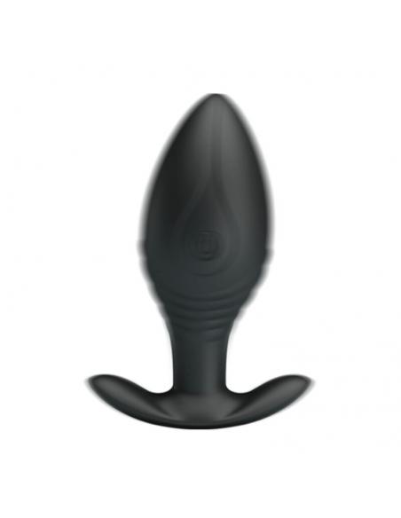 PRETTY LOVE - REGINA PLUG ANAL VIBRADOR RECARGABLE NEGRO