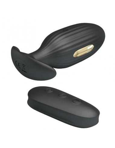 PRETTY LOVE - KELLY PLUG ANAL VIBRADOR RECARGABLE NEGRO