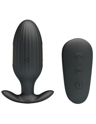 PRETTY LOVE - KELLY PLUG ANAL VIBRADOR RECARGABLE NEGRO