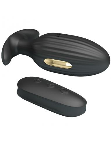 PRETTY LOVE - KELLY PLUG ANAL VIBRADOR RECARGABLE NEGRO