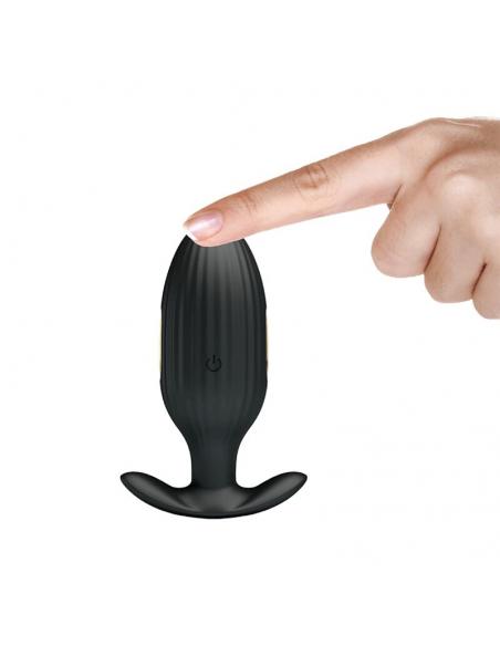 PRETTY LOVE - KELLY PLUG ANAL VIBRADOR RECARGABLE NEGRO