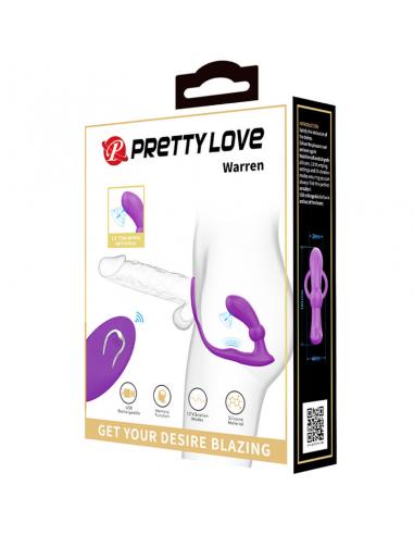 PRETTY LOVE - WARREN ANILLO & VIBRADOR ANAL VIOLETA