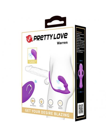 PRETTY LOVE - WARREN ANILLO & VIBRADOR ANAL VIOLETA