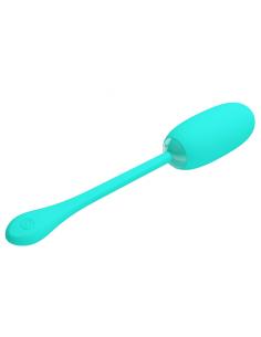 PRETTY LOVE - JULIUS HUEVO VIBRADOR IMPERMEBLE & RECARGABLE VERDE AGUA 2
