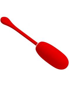 PRETTY LOVE - KIRK HUEVO VIBRADOR RECARGABLE ROJO 2