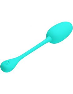 PRETTY LOVE - KNUCKER HUEVO VIBRADOR RECARGABLE VERDE AGUA 2