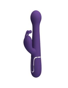 PRETTY LOVE - DEJON VIBRADOR RABBIT 3 EN 1 MULTIFUNCIÓN MORADO 2