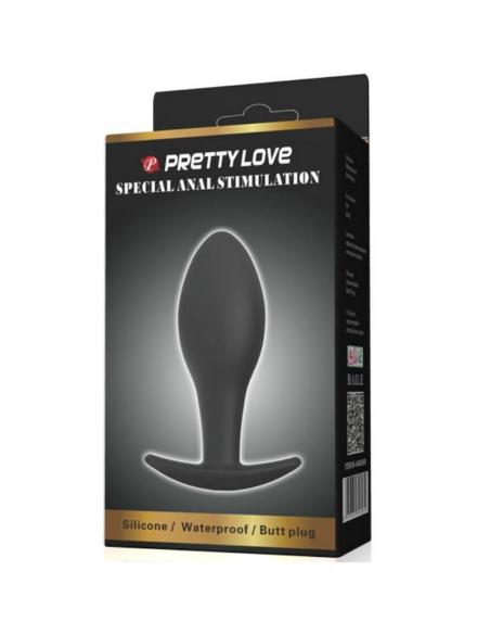 PRETTY LOVE - PLUG ANAL SILICONA ANCLA 8.5 CM NEGRO