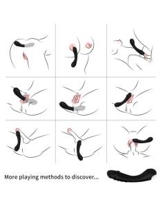 ARMONY - DILDO VIBRADOR PUNTO G SILICONA NEGRO 2